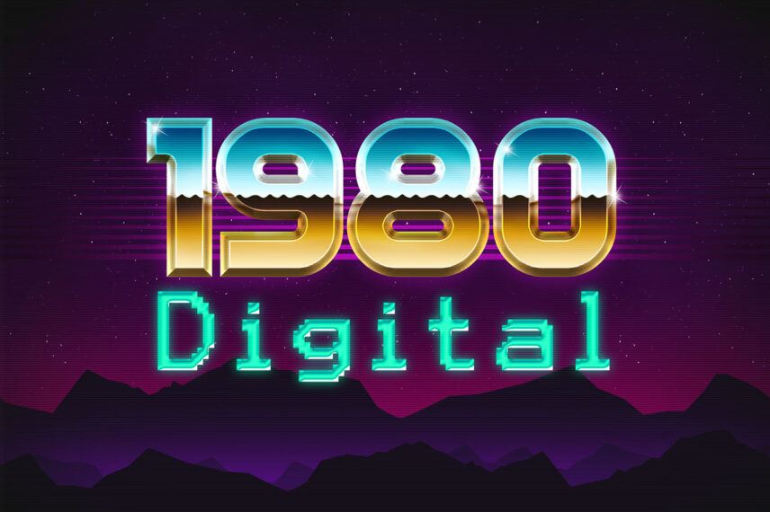 Retro 80s Text Style Download Text Effect