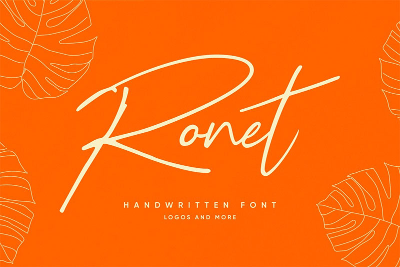 ronet hawaiian font
