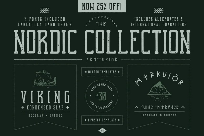 The Nordic Collection font