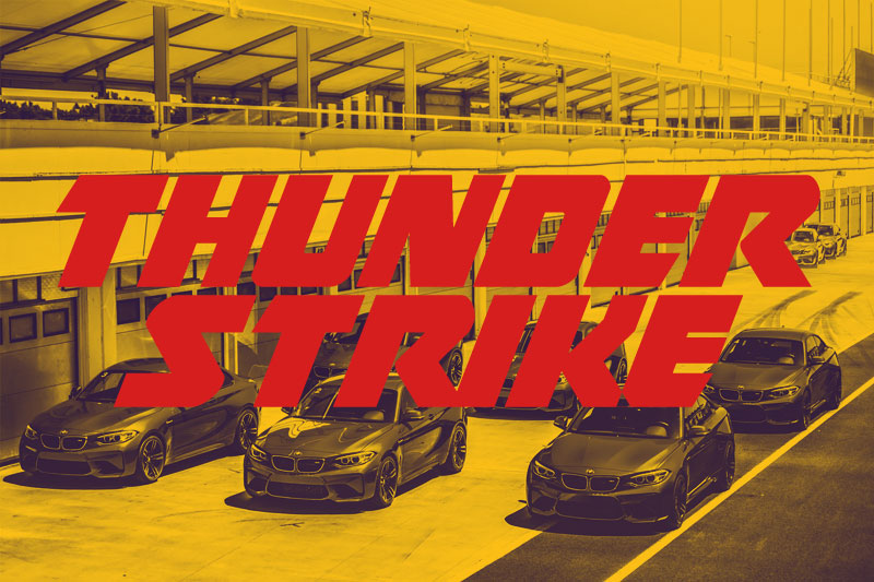 thunderstrike racing font