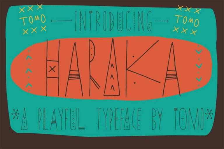 50 Best Tribal Fonts FREE Premium 2024 Hyperpix   Tomo Haraka Tribal Font 768x512 