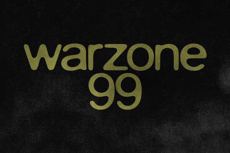 Warzone 99 Font