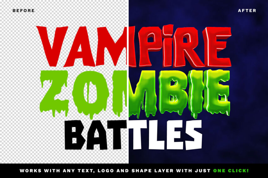 Zombie Game Text Effect Download Text Style