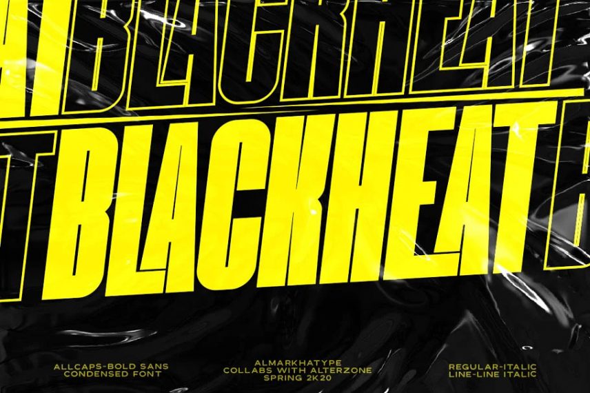 Blackheat Bold Sans Condensed font