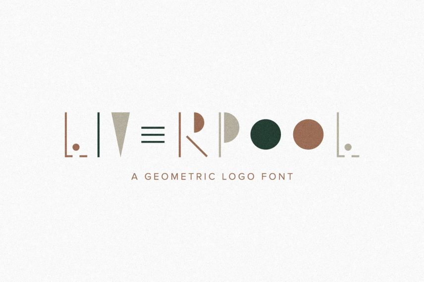 Liverpool A Geometric Logo Font