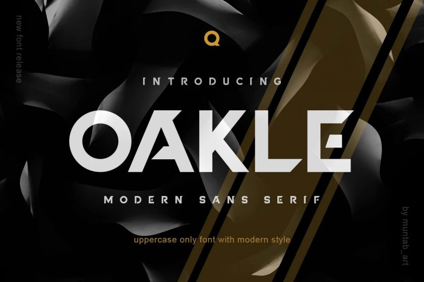 Oakle Modern Sans Military Font