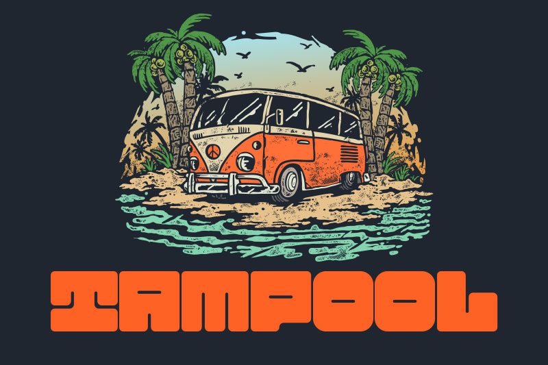 Tampool Hippie Font