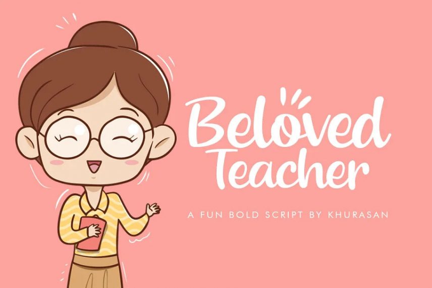 Beloved Teacher Font