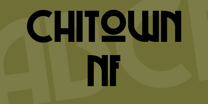 chitown nf gangster font