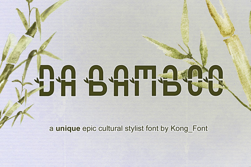 dabamboo bamboo font