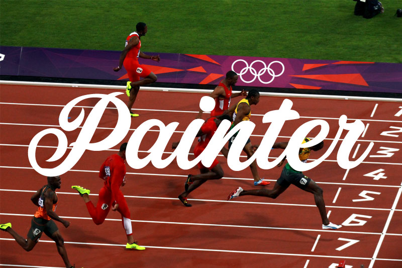 painter sports font