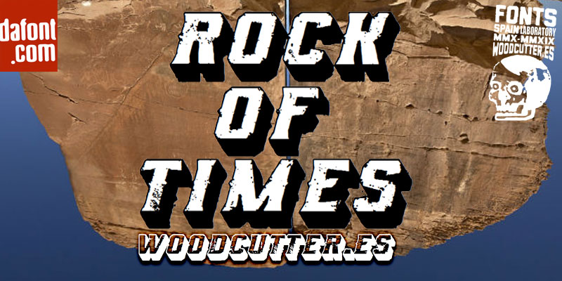 rock of times gangster font