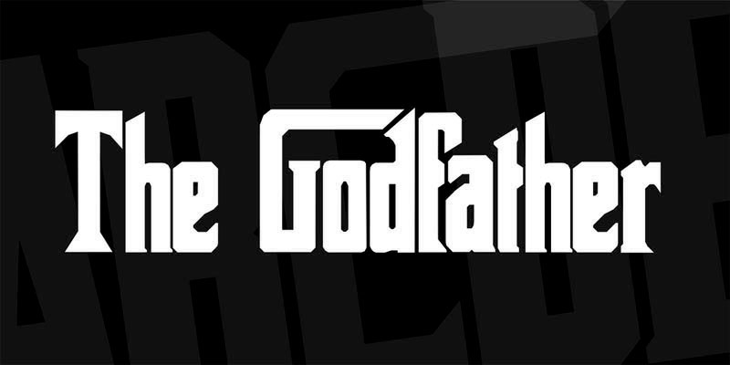 the godfather gangster font