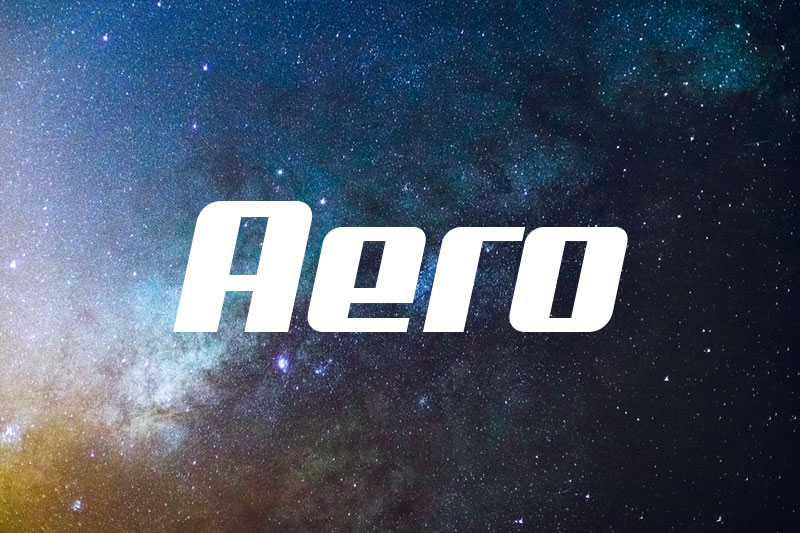 aero space font