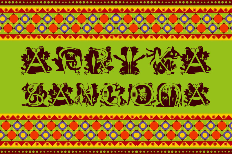 afrika images g sangoma african font