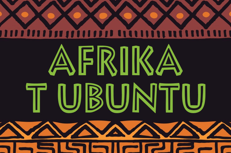 afrika t ubuntu african font