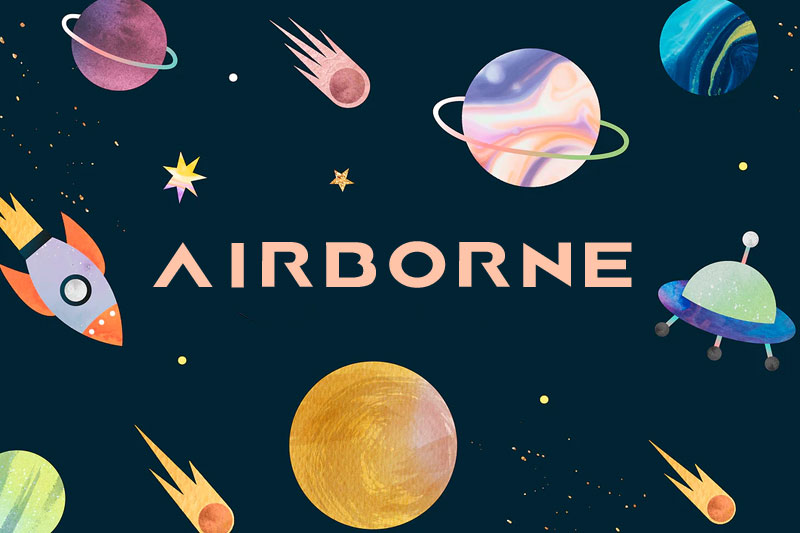 airborne gp space font