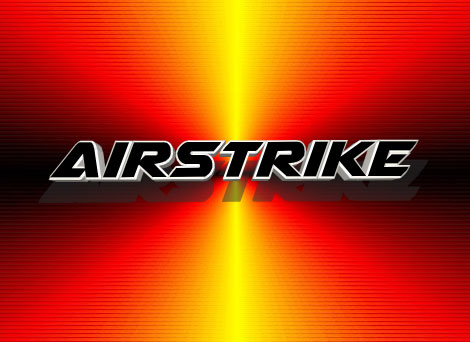 airstrike space font