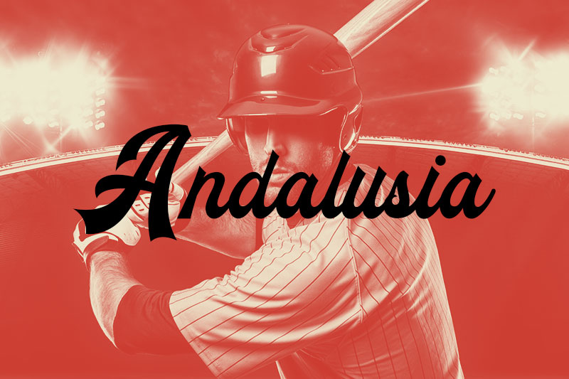 andalusia sports font