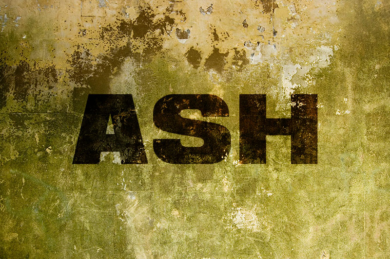 ash industrial font