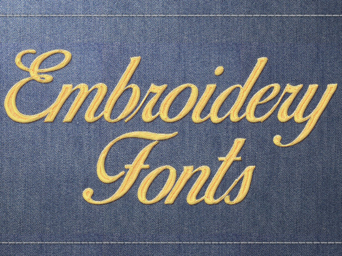 45 Best Embroidery Fonts Free Premium 2021 Hyperpix