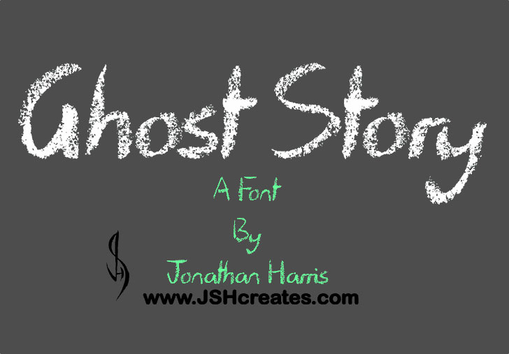 ghost story chalkboard font