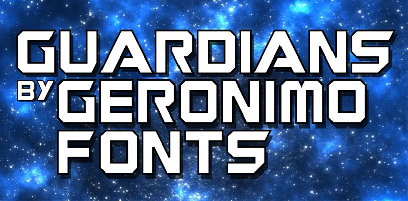 guardians space font