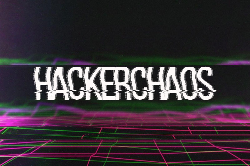 hackerchaos glitch font