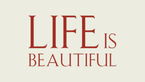 life is beautiful 1997 logo font free download
