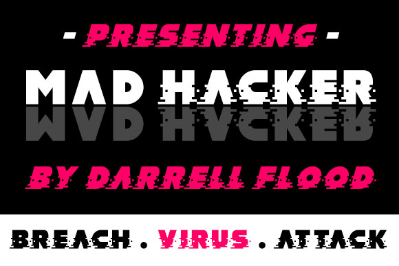 mad hacker glitch font