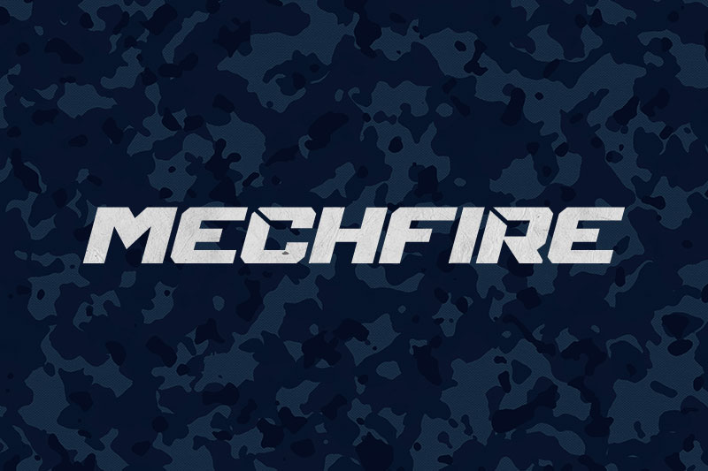 mechfire military font
