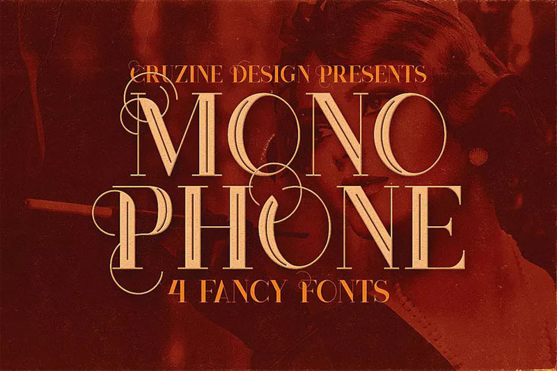 monophone 70s font