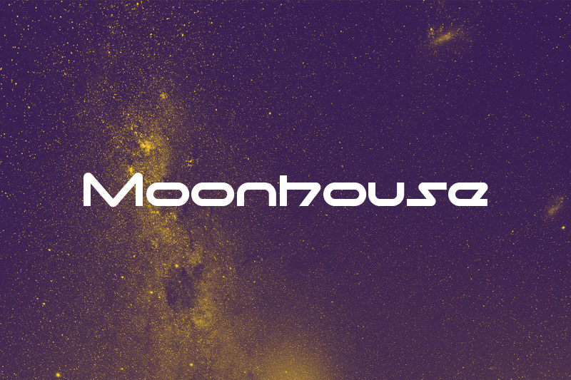 moonhouse space font
