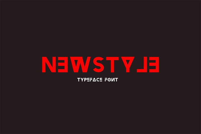 newstyle typeface space font
