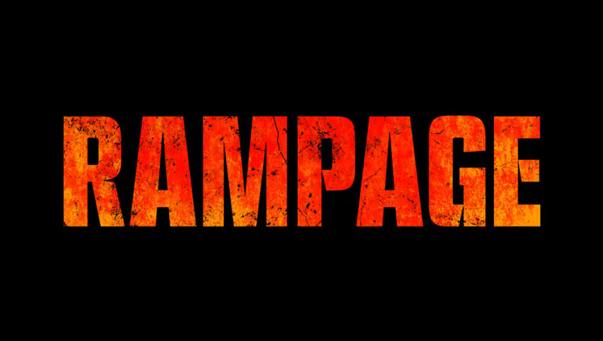 rampage logo font free download