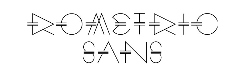 rometric geometric font
