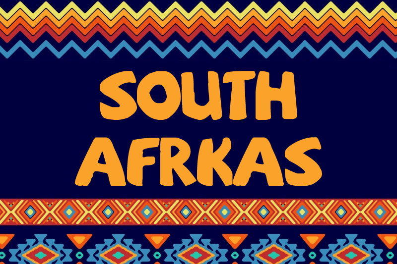 south afirkas 2100 african font