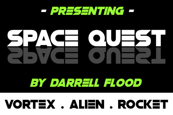 space quest space font
