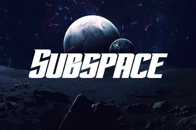 subspace space font