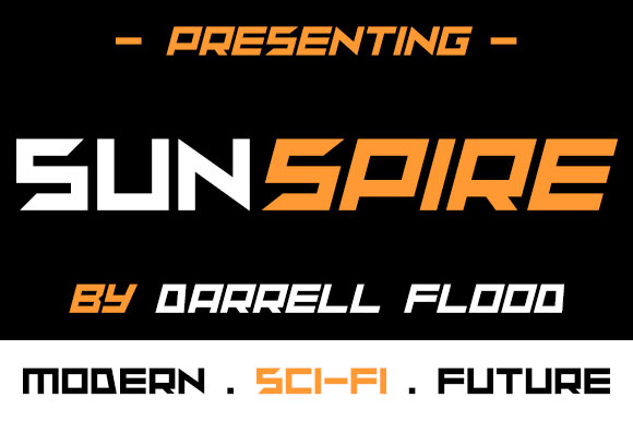 sunspire space font