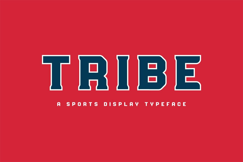 tribe sports font