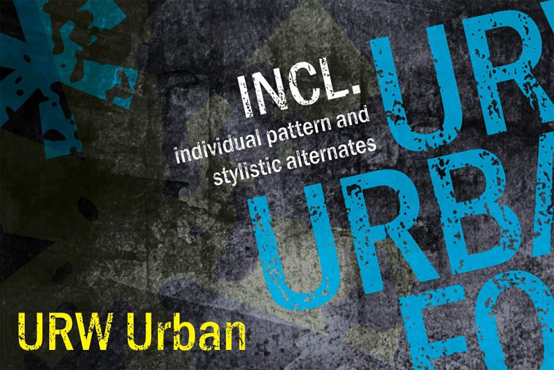urw urban industrial font