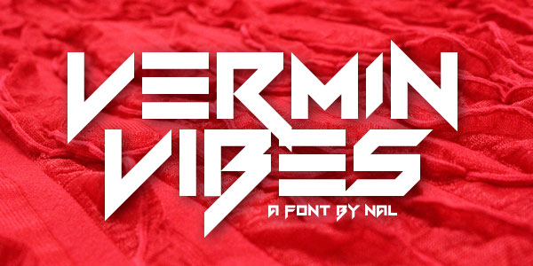 vermin vibes space font