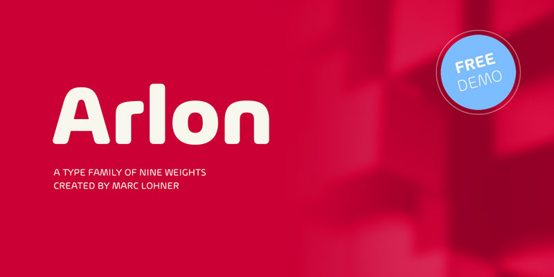 arlon rounded font
