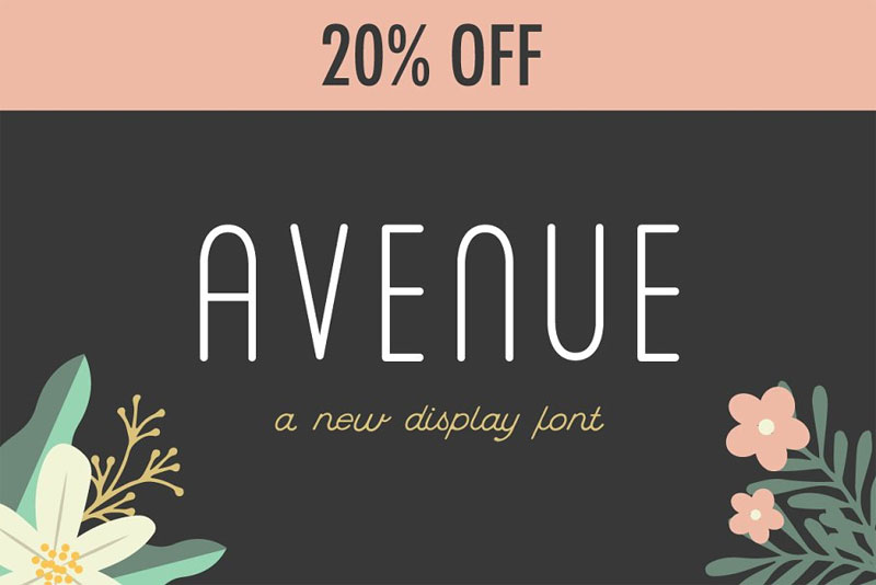 avenue rounded font