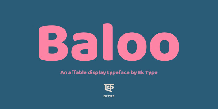 baloo rounded font