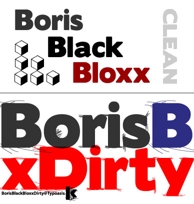boris black bloxx rounded font