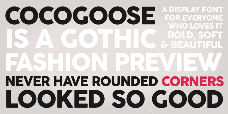 cocogoose rounded font