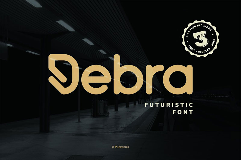 debra pw rounded font