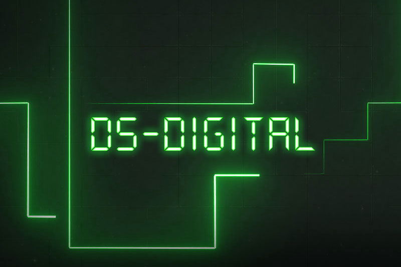 ds digital futuristic font